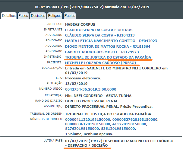 URGENTE ! Ministro do STJ nega habeas corpus à assessora da Cruz Vermelha que trouxe dinheiro para campanha eleitoral na Paraíba