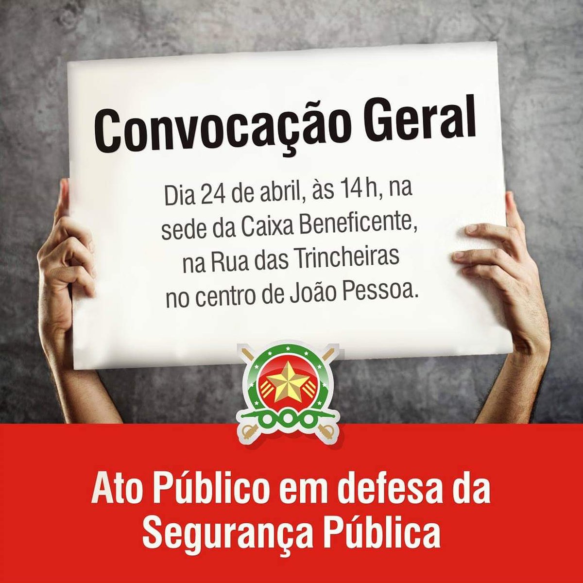 Policiais militares da Paraíba denunciam pior salário do Brasil e vão às ruas nesta quarta-feira