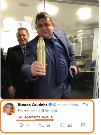 Para desviar foco da Cruz Vermelha, ex-governador Ricardo Coutinho provoca deputado defensor da Operação Calvário “Selvagemente sensual”