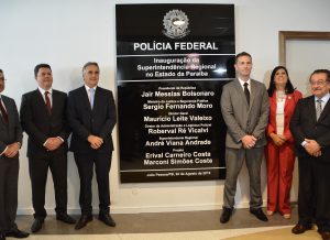 Poucos políticos prestigiam inauguração da nova sede da superintendência da Polícia Federal na Paraíba