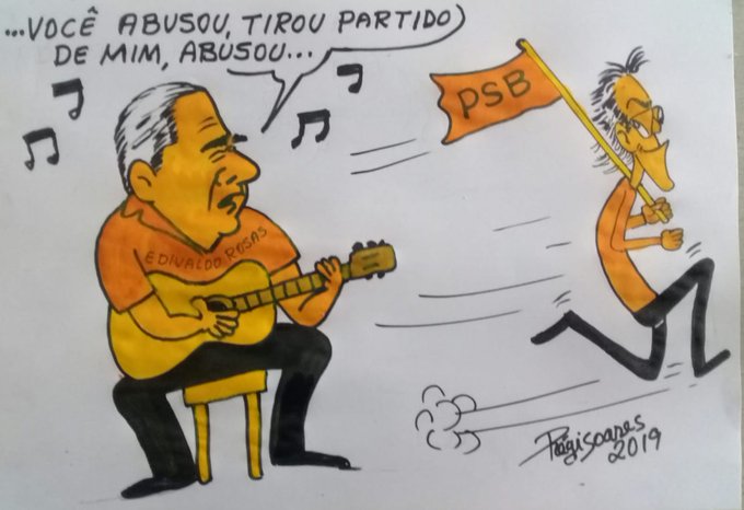 CHARGE DO RÉGIS – De Edvaldo Rosas para Ricardo Coutinho : “Você abusou, tirou partido de mim, abusou”