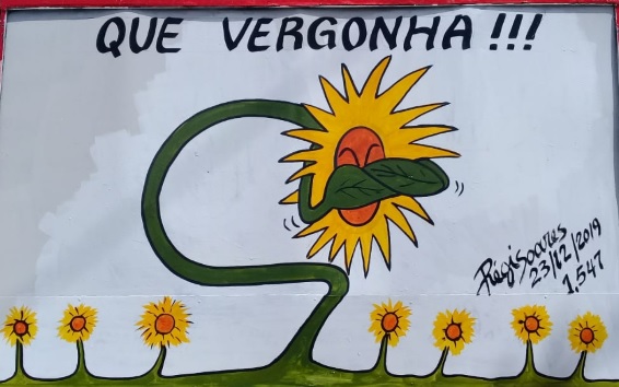 CHARGE DO RÉGIS SOARES – O jardim Girassol envergonha os paraibanos !