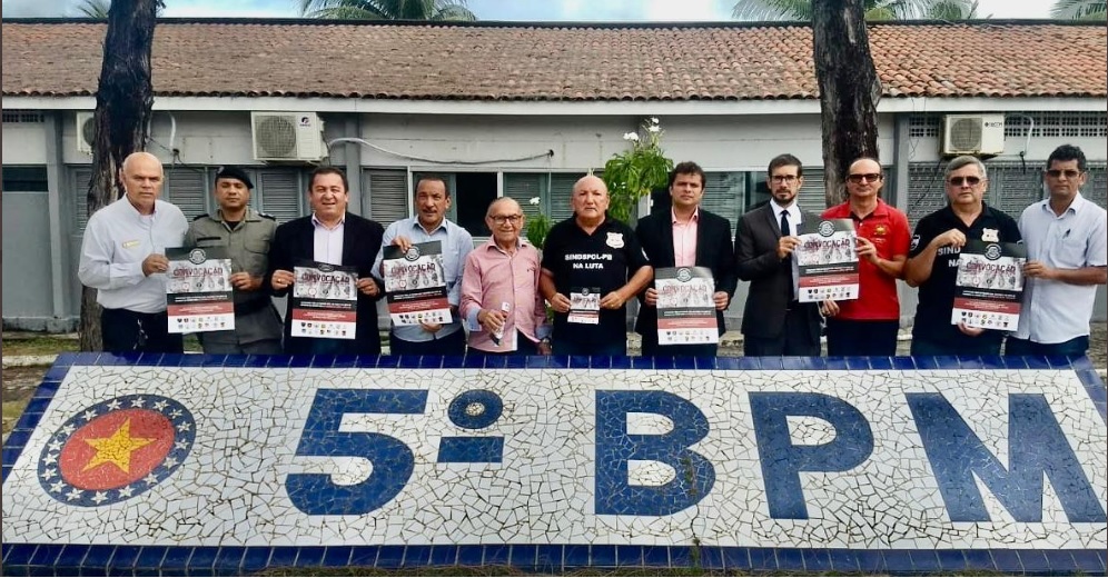 ASSEMBLEIA DAS POLÍCIAS – Fórum visita Centro de Ensino da PM, 5º BPM e IPC, e fará convocação aos policiais civis e militares nesta 5ª em Campina Grande