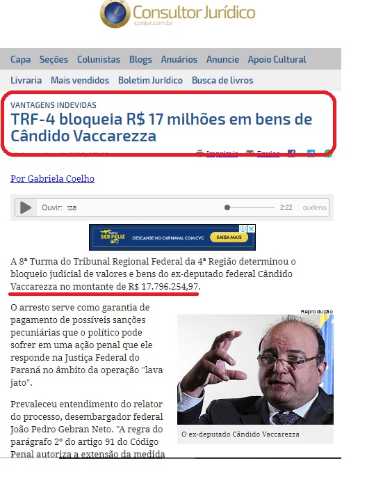 Delator da Operação Calvário revela acertos com presos da Lava Jato, determinou nomeação de diretor de Hospital da Paraíba, e propina a figurões da Bahia