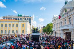POLÍCIA NAS RUAS – Ato público leva centenas de policiais militares e civis às ruas da Capital , veja fotos
