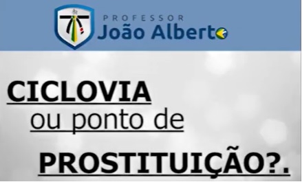 VÍDEO – Professor questiona vereadora que criticou construção de ciclovias na orla de João Pessoa por atrapalhar pontos de “profissionais do sexo”