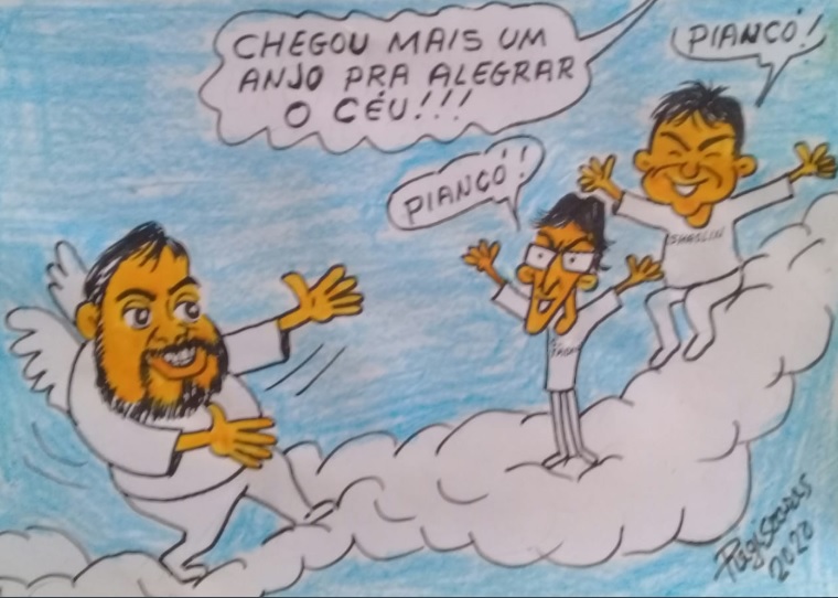CHARGE DO RÉGIS – O reencontro do humor, com Shaolim, Cristovam Tadeu e Marcelo Piancó