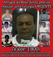 SILVAR – Ex-ídolo do futebol paraibano, precisando de transplante de fígado, faz campanha para custear exames e tratamento