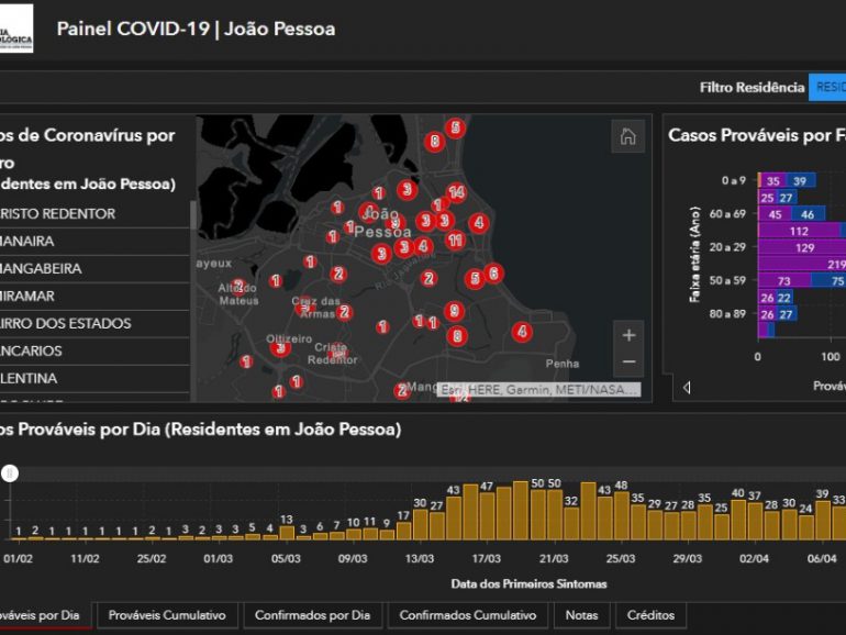 SAIBA OS BAIRROS – João Pessoa tem 205 casos de coronavírus e Prefeitura intensifica recomendação de isolamento social