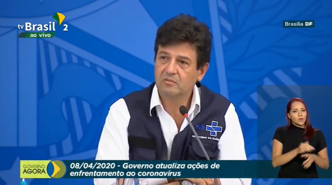 COLETIVA AO VIVO – Ministro da Saúde Henrique Mandetta fala sobre ações e dados do coronavírus no Brasil