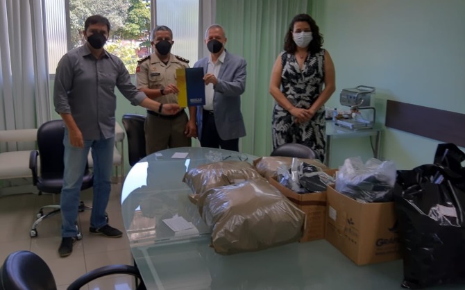 Secretaria de Segurança da Paraíba recebe máscaras de neoprene laváveis doadas pelo iBRASJUS e Frente Público Privada