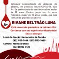 URGENTE DOADORES – famílias apelam a quem já teve covid-19 e ficou curado que possa ser doador para salvar vidas