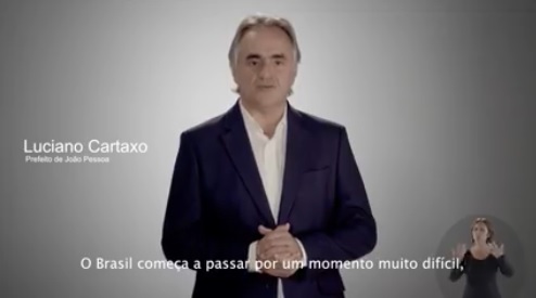 VÍDEO – Em pronunciamento Luciano Cartaxo fala sobre esforço em abrir novos leitos, manter o isolamento social, e salvar vidas