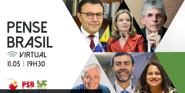 Denunciado como chefe da orcrim por desvios de R$ 134 milhões na saúde, e preso na Calvário, Ricardo Coutinho anuncia live “Pense Brasil” com presidente do PT, Gleisi Hoffmann e líderes do PC do B, PSOL e PSB