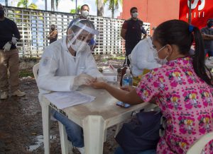 Operação Proteção testa 148 pessoas , constata 26 com covid-19, fiscaliza comércio e higieniza ruas no Bairro das Indústrias e Jardim Veneza, em João Pessoa