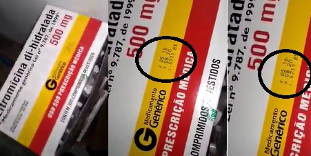 VEJA VÍDEO – Vereador flagra medicamento utilizado no tratamento da Covid-19 com data de validade vencida no depósito da Prefeitura de Conde