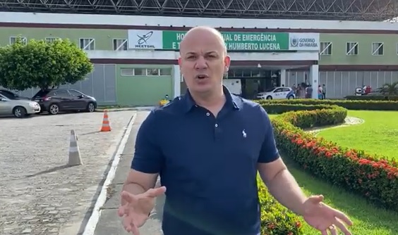 VÍDEO, APAGÃO NO TRAUMA – Deputado denuncia descaso do Governo com saúde, gerador que deu pane e deixou Hospital às escuras, é do tempo da inauguração, há 20 anos