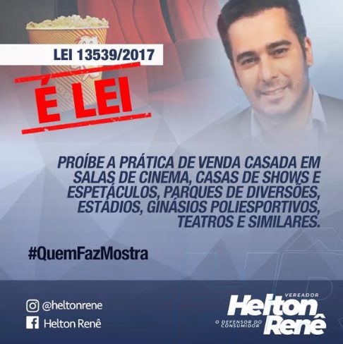 Helton Renê alerta consumidor para lei que proíbe venda casada em estabelecimentos em João Pessoa