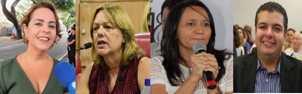 PRAZO ELEITORAL – Socorro Gadelha, Edilma Freire, Diego Tavares e Daniella Bandeira desincompatibilizam e aguardam escolha do nome que vai disputar eleição à Prefeitura de JP