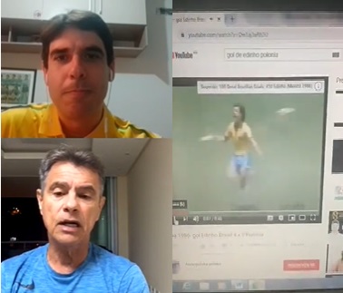 VÍDEO – Stefano Wanderley faz live com ex-craque Edinho, ex-zagueiro do Flu, e seleção brasileira