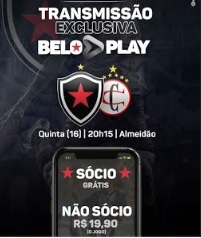 Clássico Botafogo x Campinense terá transmissão exclusiva da plataforma Belo Play, nesta quinta-feira às 20h15