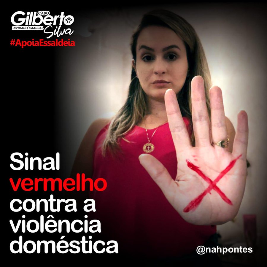 Após cobrar de João Azevedo demissão de auxiliar condenado na Lei Maria da Penha, deputado adere campanha “sinal vermelho contra a violência doméstica” e estimula mulheres a denunciarem agressores