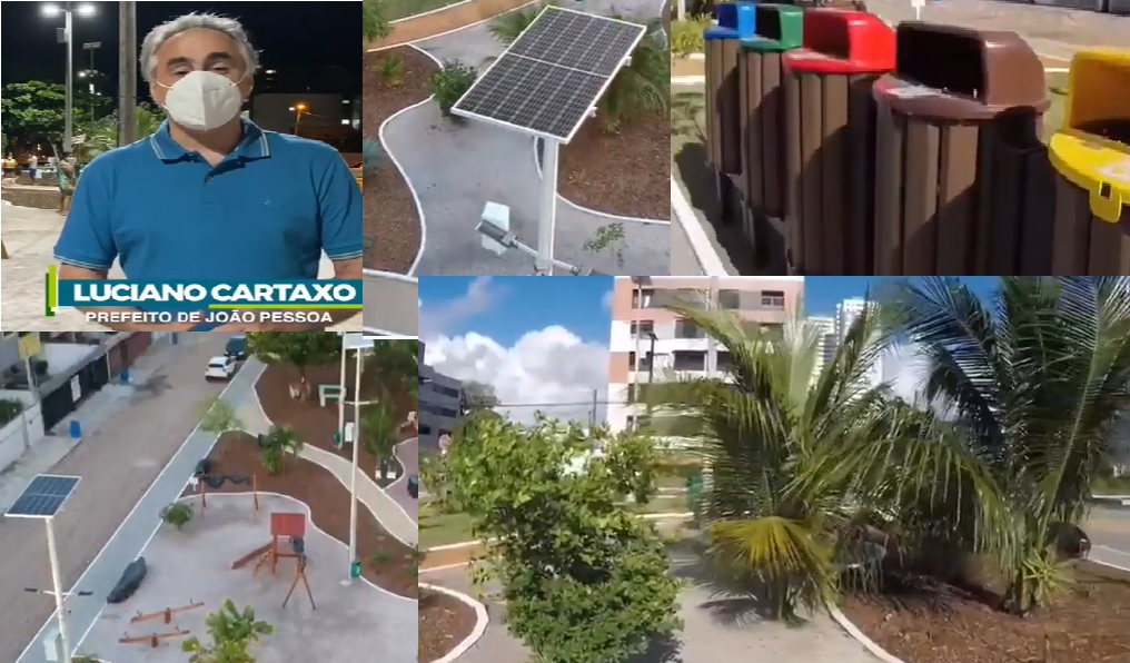 VÍDEO – OBRAS NO ANIVERSÁRIO DE 435 ANOS – João Pessoa ganha Ecopraça, 1ª praça 100% sustentável da Paraíba, com energia solar, horta comunitária e núcleo de compostagem