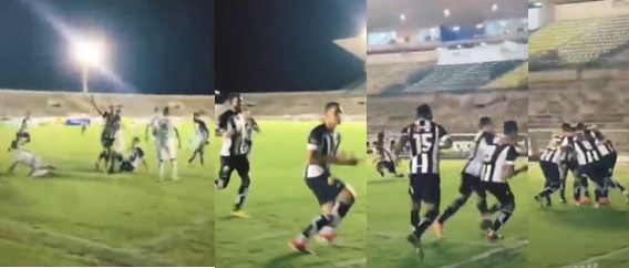 VÍDEO, GOL DO BOTAFOGO/PB – Veja o gol do atacante Lohan na vitória do Belo sobre o Treze, gravado por quem estava no gramado , pertinho do lance