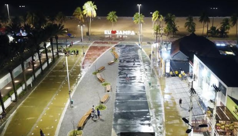 Luciano Cartaxo entrega Largo de Tambaú, novo espaço de convivência, esportes, atividades culturais, passeio e caminhada, na praia de Tambaú em João Pessoa