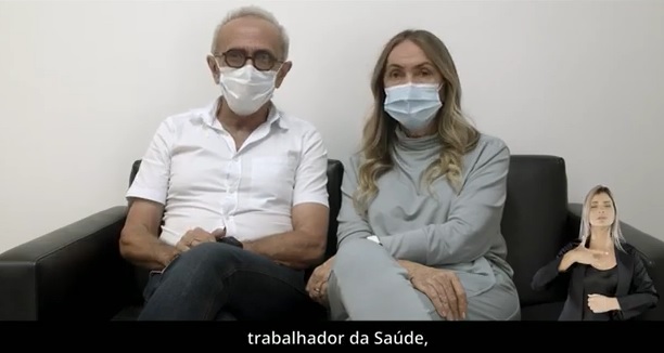 VÍDEO – A gratidão de Cícero aos que salvam vidas na “guerra” contra a Covid