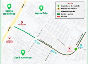 PMJP inicia nesta 3ª feira intervenção para melhorar trânsito na Hilton Souto Maior