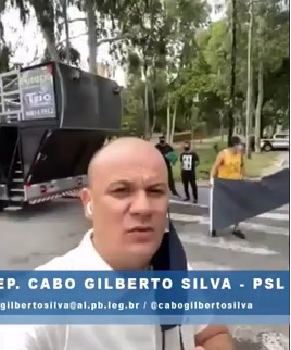 VÍDEO- Deputado Cabo Gilberto participa de sessão da AL direto de protesto na Granja