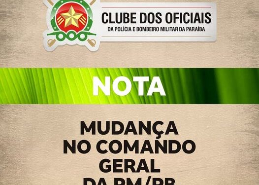 Clube dos Oficiais emite nota sobre mudança no Comando Geral da PM
