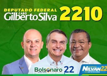 Apoiadores do candidato a deputado federal Cabo Gilberto fazem “adesivaço” neste sábado em JP