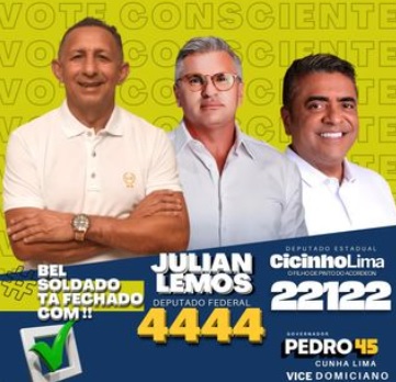 Vaza áudio de candidato bolsonarista recomendando a vereador a não divulgar foto ao lado de Julian Lemos
