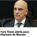 REVISTA OESTE- “New York Times alerta para autoritarismo de Moraes”, em plenas eleições no Brasil