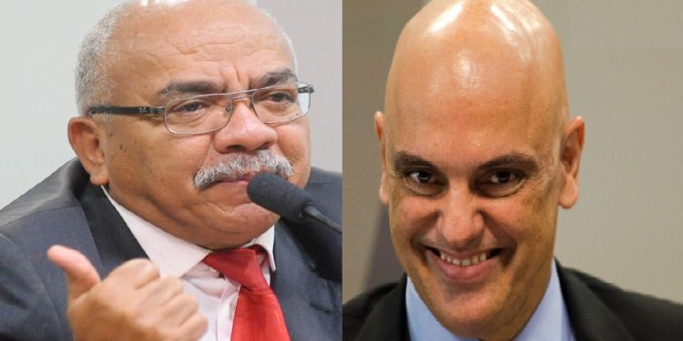 Deputado e ex-presidente do PT propõe busto do presidente do TSE, Alexandre de Moraes, em cada praça pelo país