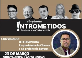 LINK AO VIVO- Plano para matar Moro, terror no RN, Lula na Paraíba e Jefferson Kita hoje no Intrometidos