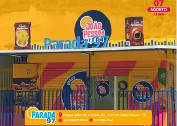 Rádio João Pessoa – 97,7 FM – inaugura “Parada 97” no dia 7 de agosto na Lagoa, cartão postal de JP