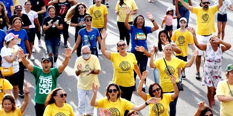 Movimento GodStock, da Cidade Viva, participa da Marcha Para Jesus, neste sábado em João Pessoa