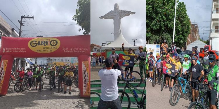 Pedal Solidário de São Sebastião de Lagoa de Roça, de Gilberto Bicicletas, esporte, saúde e solidariedade