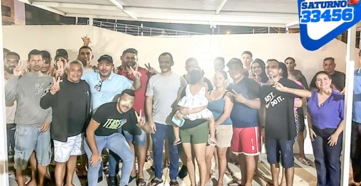 Saturno intensifica visitas e reuniões, fortalece campanha e ganha adesões nos bairros do Geisel e Cristo