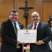 CMJP homenageia presidente da Comissão de Arbitragem da FPF, Arthur Alves, com título de cidadão paraibano