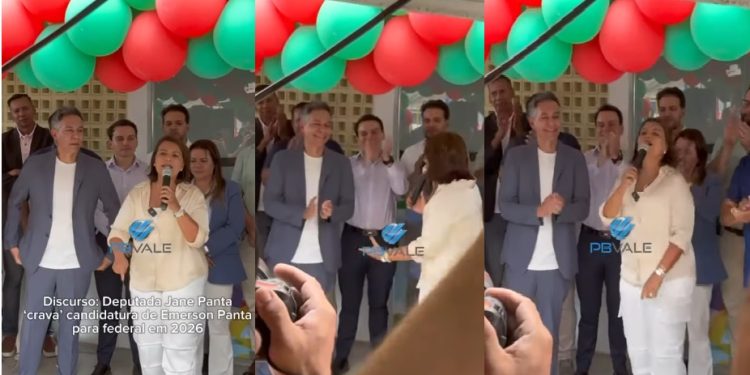 VÍDEO- Jane lança Panta à Câmara Federal: “Santa Rita não merece migalhas, eu quero você o deputado federal dessa cidade”
