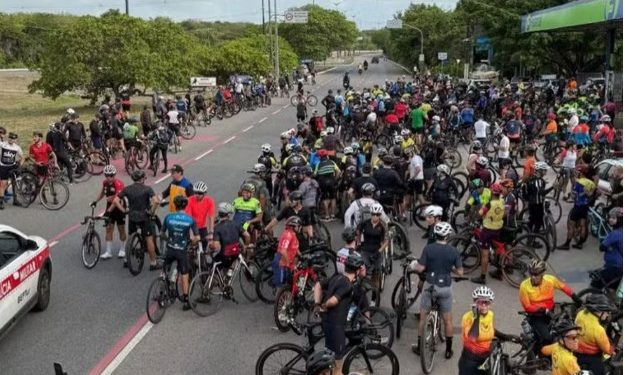 Ciclistas realizam protesto e Enduro Bicicletas se solidariza com família de Diego, cobra justiça e medidas das autoridades
