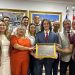 Em Bayeux, Veneziano tem audiência com prefeito em exercício e é homenageado com título de cidadão na Câmara Municipal
