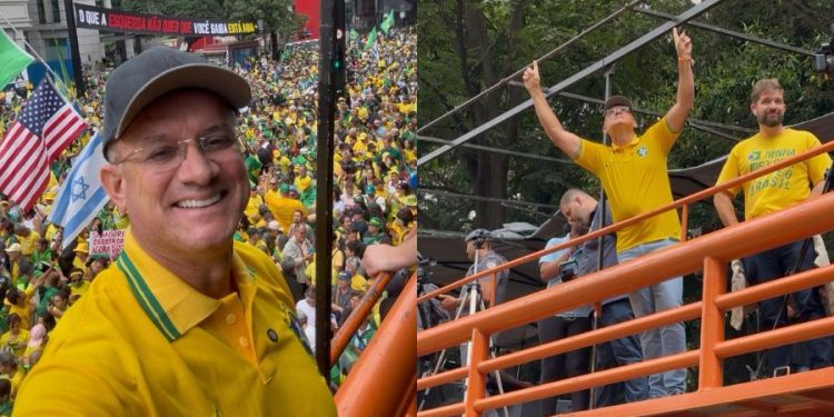 Deputado Sargento Neto participa de ato em defesa da anistia em São Paulo, “Não vamos nos acovardar”