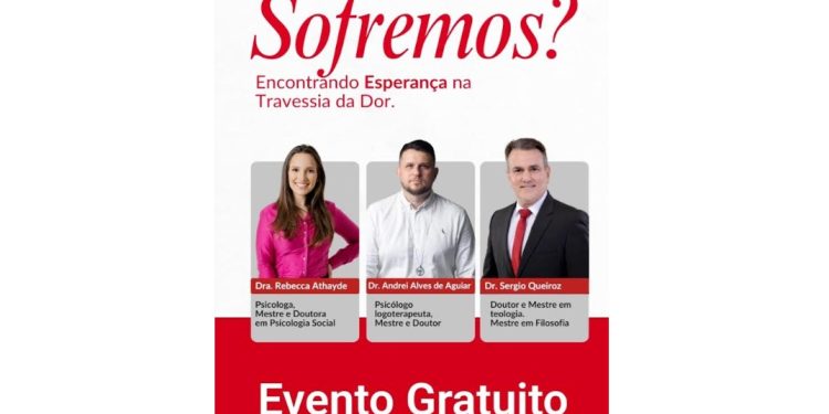 Faculdade Cidade Viva promove palestra para responder “Por que Sofremos?”, nesta segunda-feira, às 19h30