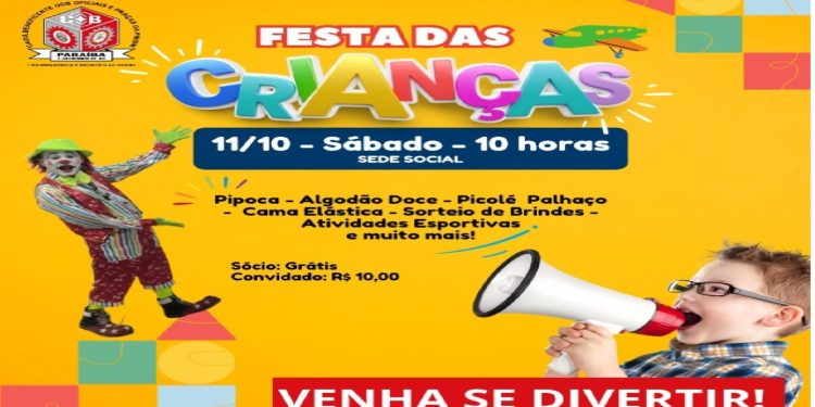 Caixa Beneficente da PM-BM tem uma programação especial para o Dias das Crianças neste sábado, dia 11