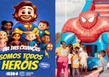 Cidade Viva celebra Dias das Crianças neste sábado com o tema “Somos Todos Heróis”